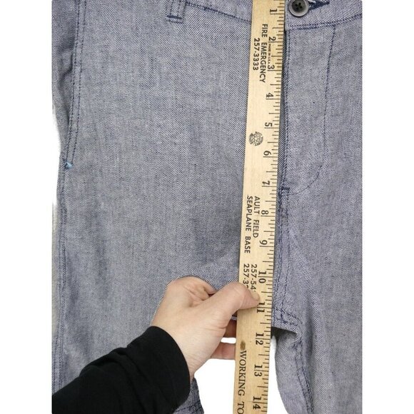 Tommy Bahama Men's‎ Cotton/Tencel Stretch Chino Shorts Blue Size 38 - Picture 10 of 12